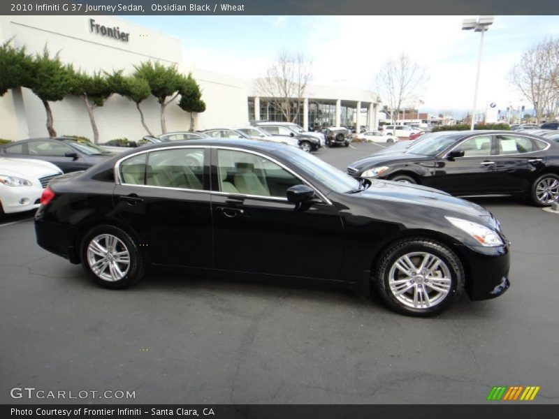 Obsidian Black / Wheat 2010 Infiniti G 37 Journey Sedan