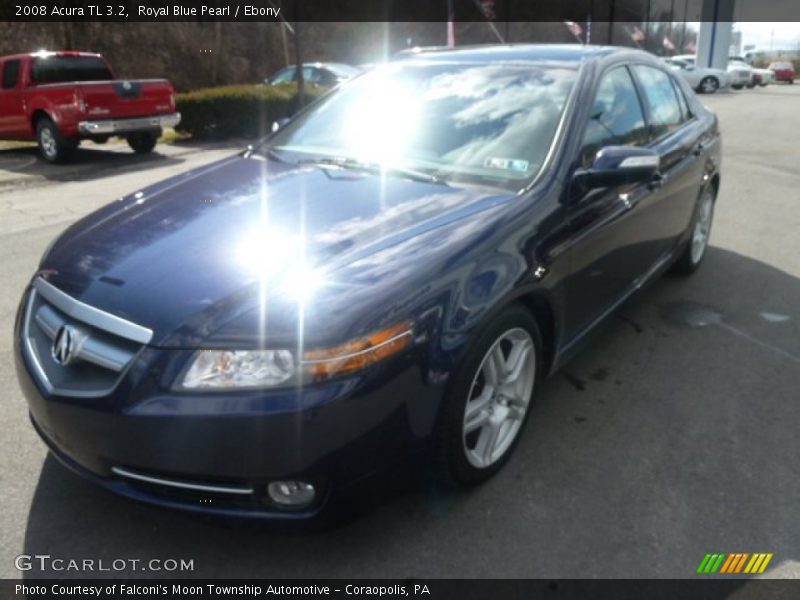 Royal Blue Pearl / Ebony 2008 Acura TL 3.2