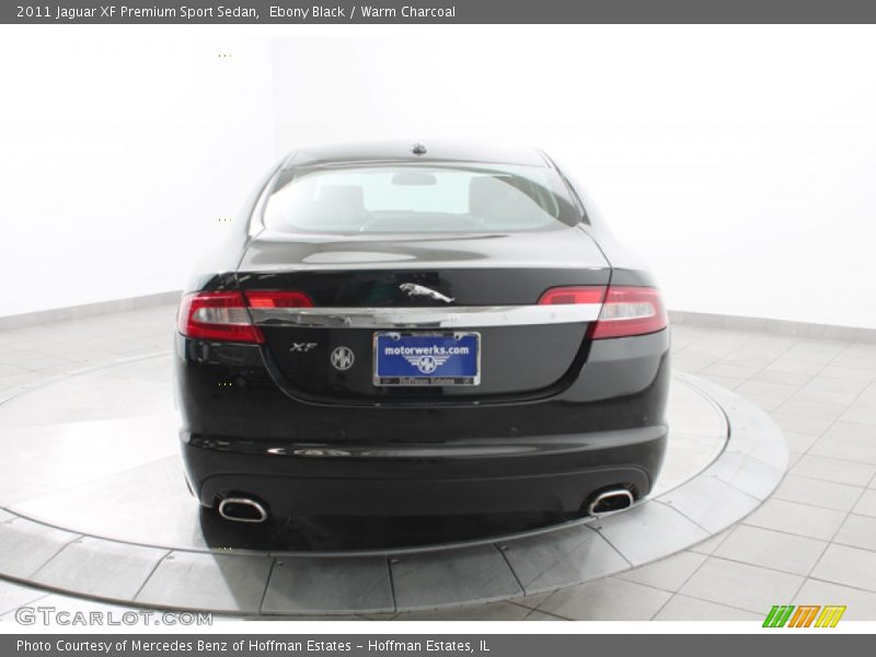 Ebony Black / Warm Charcoal 2011 Jaguar XF Premium Sport Sedan