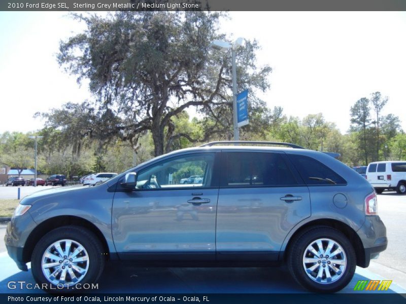 Sterling Grey Metallic / Medium Light Stone 2010 Ford Edge SEL