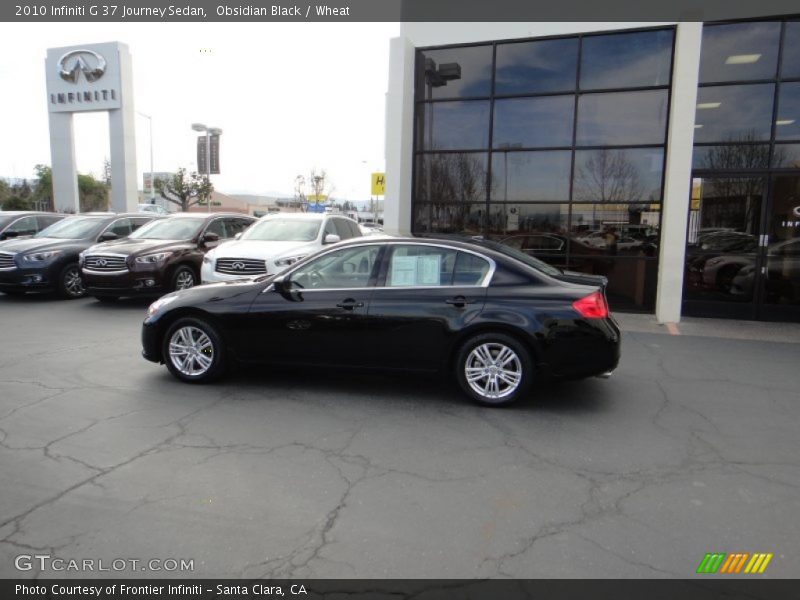Obsidian Black / Wheat 2010 Infiniti G 37 Journey Sedan