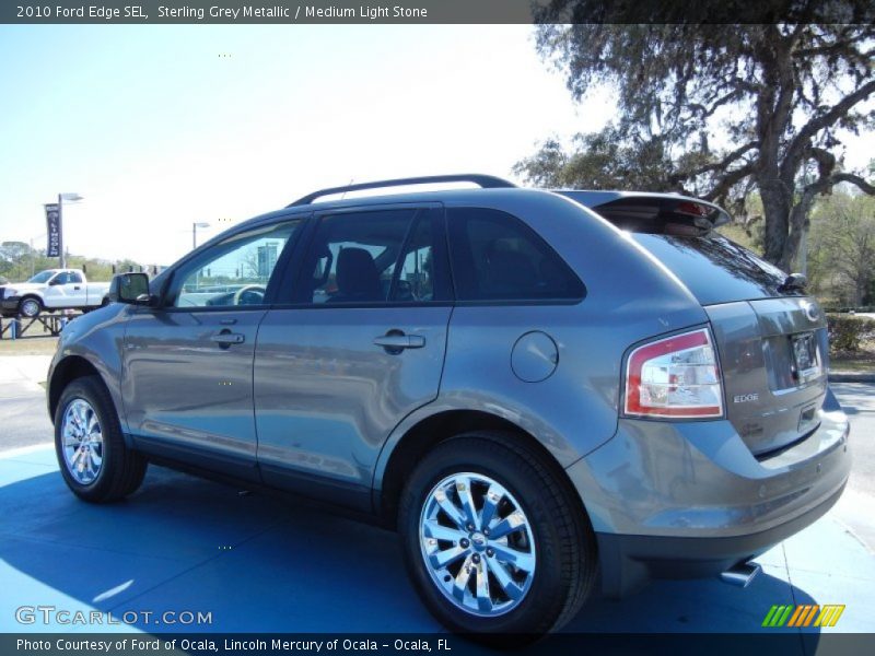 Sterling Grey Metallic / Medium Light Stone 2010 Ford Edge SEL