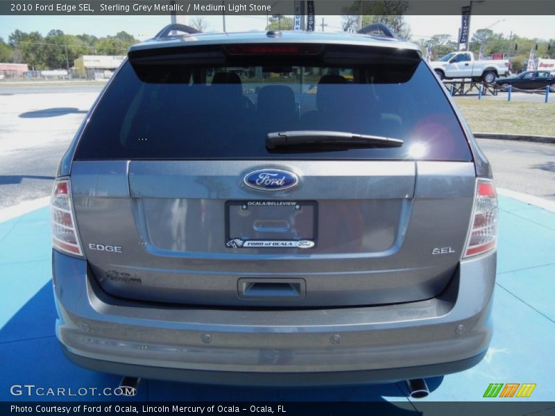 Sterling Grey Metallic / Medium Light Stone 2010 Ford Edge SEL