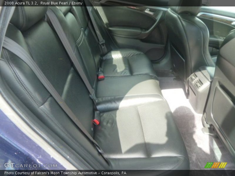Royal Blue Pearl / Ebony 2008 Acura TL 3.2