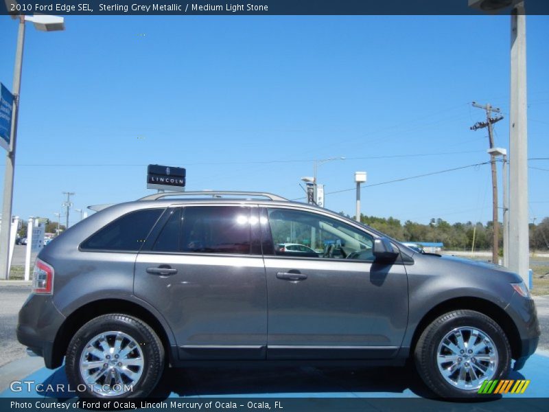 Sterling Grey Metallic / Medium Light Stone 2010 Ford Edge SEL