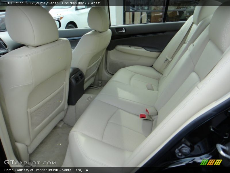 Obsidian Black / Wheat 2010 Infiniti G 37 Journey Sedan