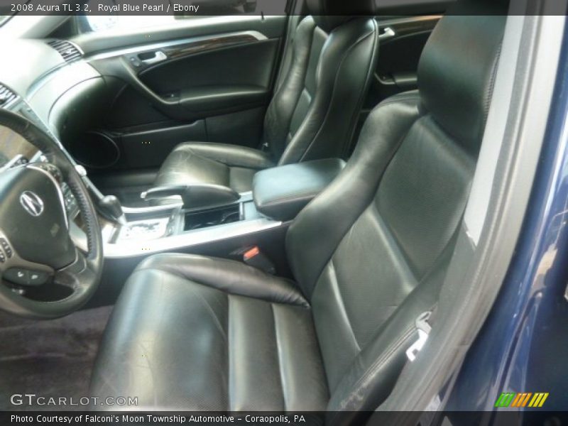 Royal Blue Pearl / Ebony 2008 Acura TL 3.2