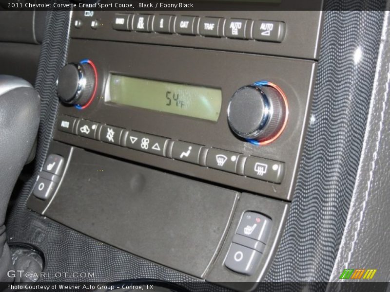 Controls of 2011 Corvette Grand Sport Coupe