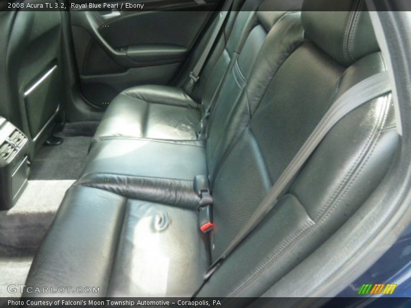 Royal Blue Pearl / Ebony 2008 Acura TL 3.2