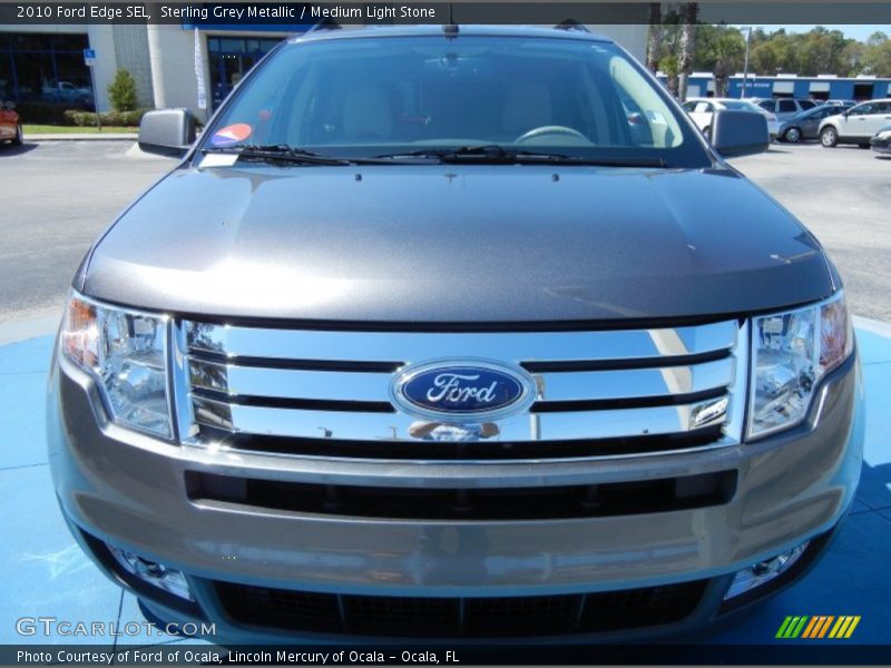 Sterling Grey Metallic / Medium Light Stone 2010 Ford Edge SEL