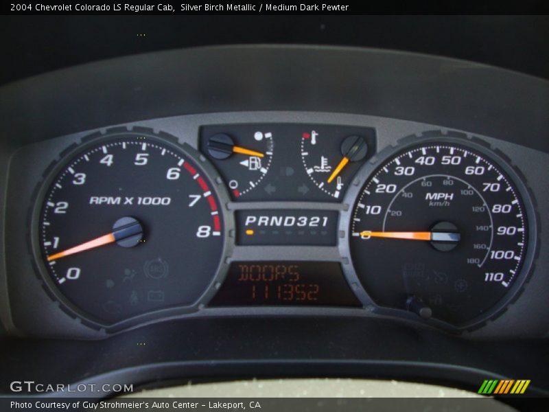 Silver Birch Metallic / Medium Dark Pewter 2004 Chevrolet Colorado LS Regular Cab