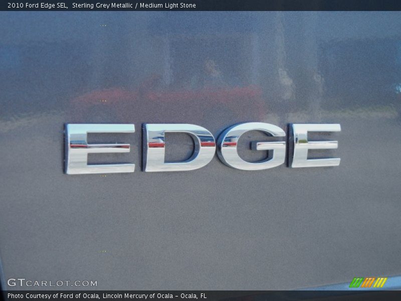 Sterling Grey Metallic / Medium Light Stone 2010 Ford Edge SEL