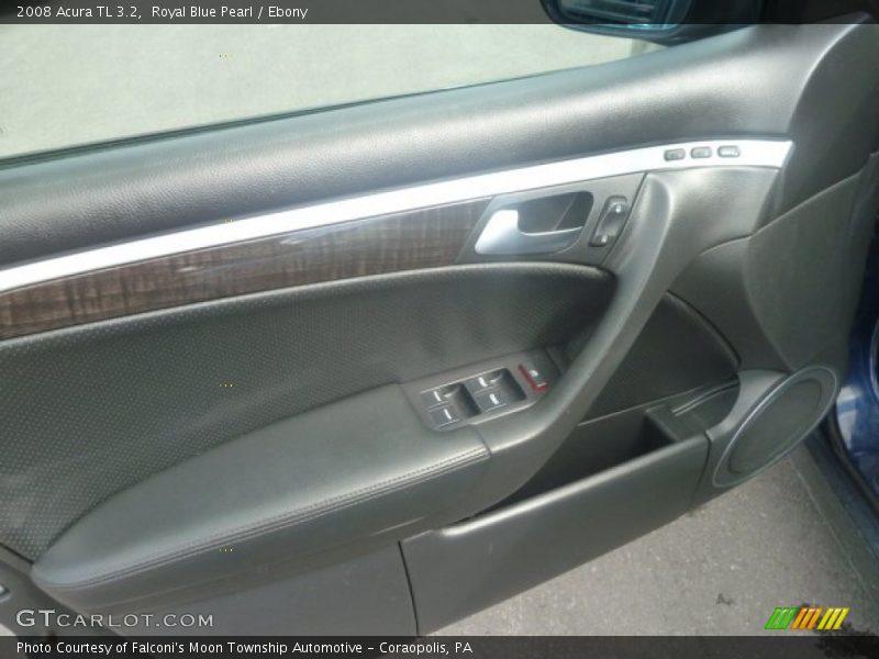 Royal Blue Pearl / Ebony 2008 Acura TL 3.2