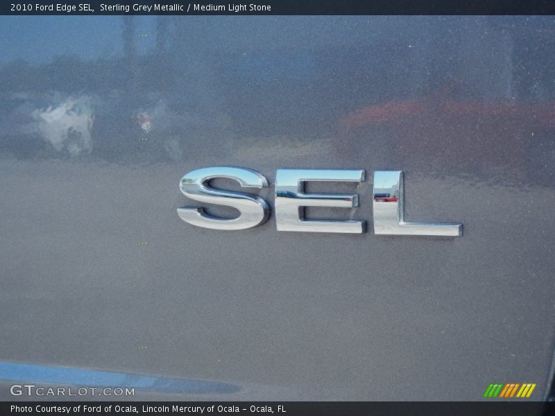 Sterling Grey Metallic / Medium Light Stone 2010 Ford Edge SEL