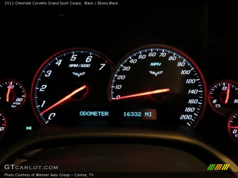 Black / Ebony Black 2011 Chevrolet Corvette Grand Sport Coupe