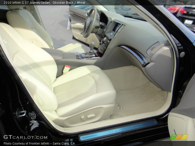 Obsidian Black / Wheat 2010 Infiniti G 37 Journey Sedan