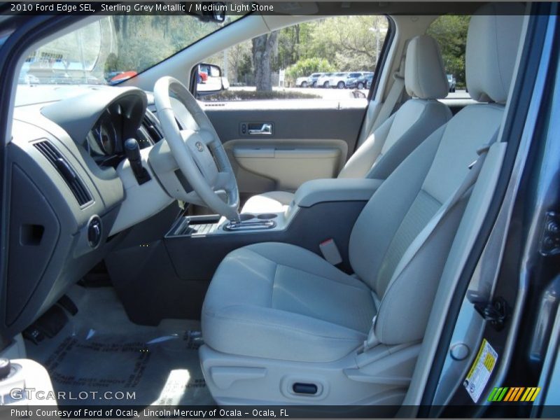 Sterling Grey Metallic / Medium Light Stone 2010 Ford Edge SEL