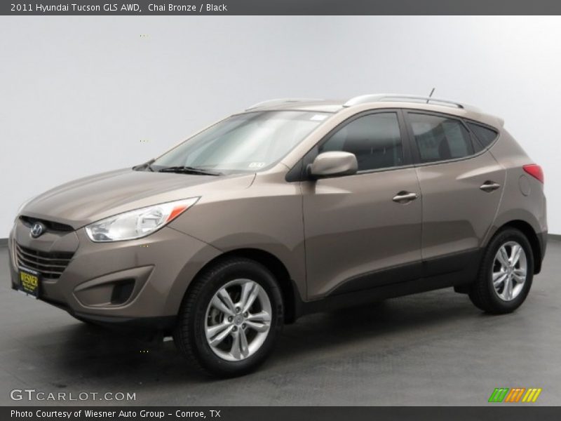 Chai Bronze / Black 2011 Hyundai Tucson GLS AWD