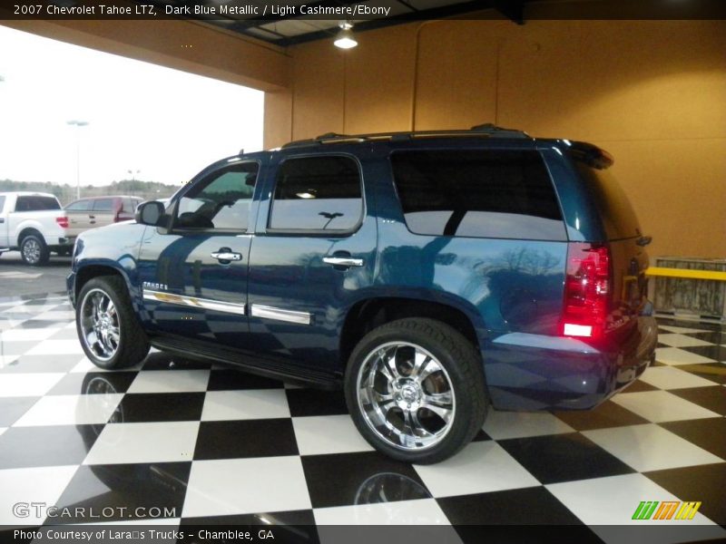 Dark Blue Metallic / Light Cashmere/Ebony 2007 Chevrolet Tahoe LTZ