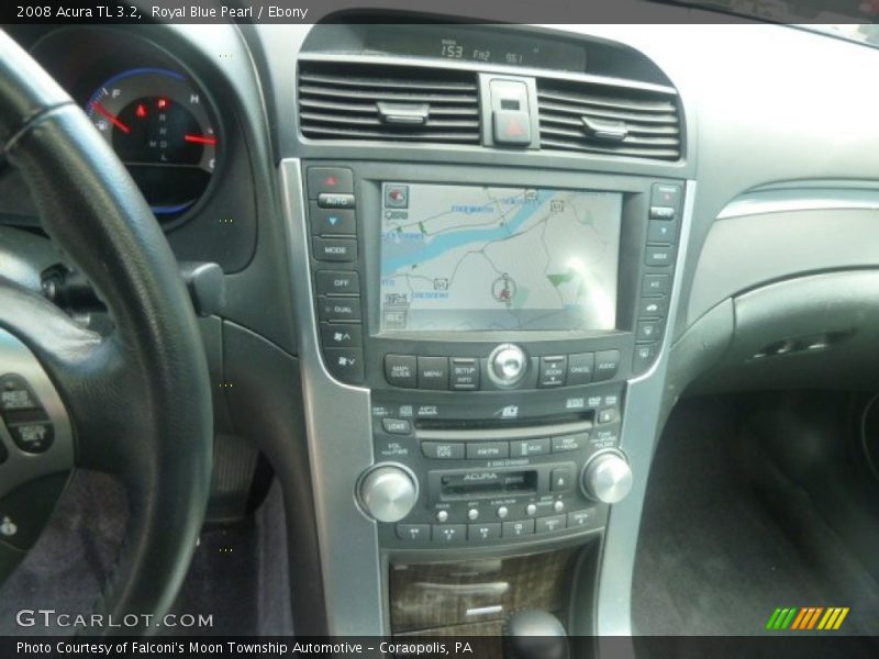 Royal Blue Pearl / Ebony 2008 Acura TL 3.2