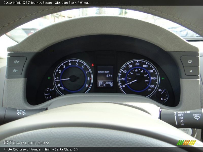 Obsidian Black / Wheat 2010 Infiniti G 37 Journey Sedan