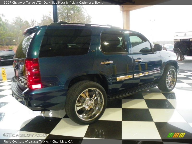 Dark Blue Metallic / Light Cashmere/Ebony 2007 Chevrolet Tahoe LTZ
