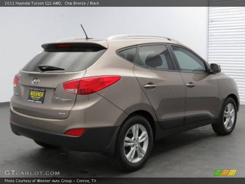 Chai Bronze / Black 2011 Hyundai Tucson GLS AWD