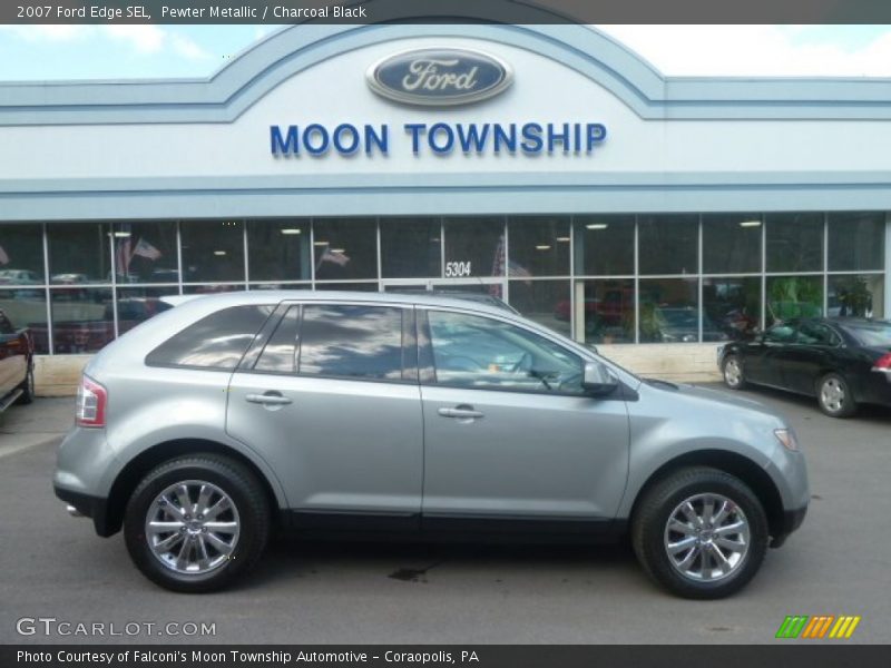 Pewter Metallic / Charcoal Black 2007 Ford Edge SEL