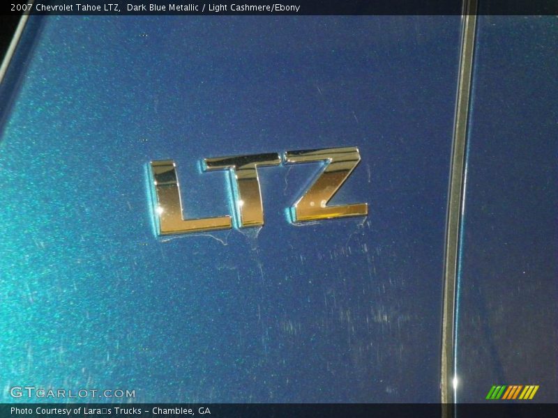 Dark Blue Metallic / Light Cashmere/Ebony 2007 Chevrolet Tahoe LTZ