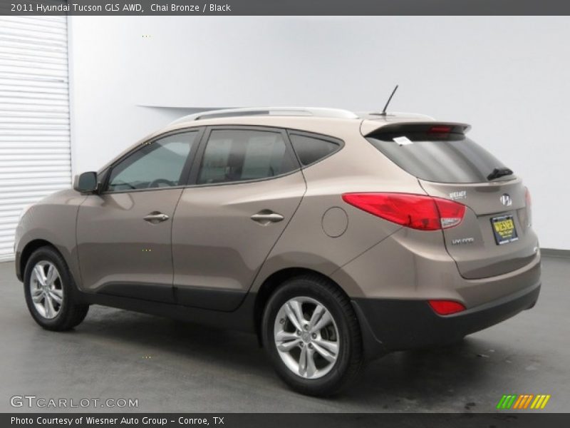 Chai Bronze / Black 2011 Hyundai Tucson GLS AWD