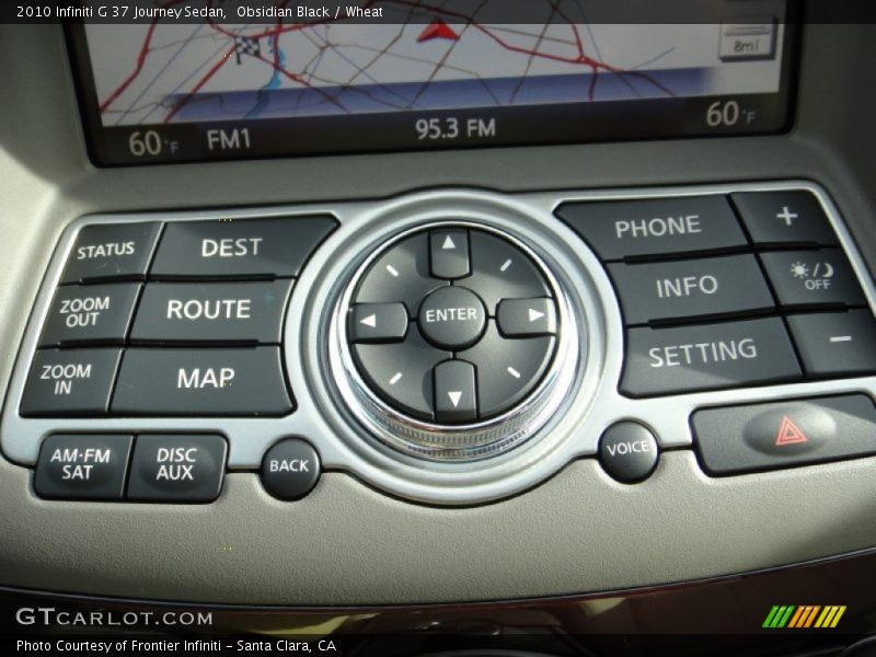 Obsidian Black / Wheat 2010 Infiniti G 37 Journey Sedan
