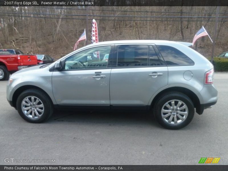 Pewter Metallic / Charcoal Black 2007 Ford Edge SEL
