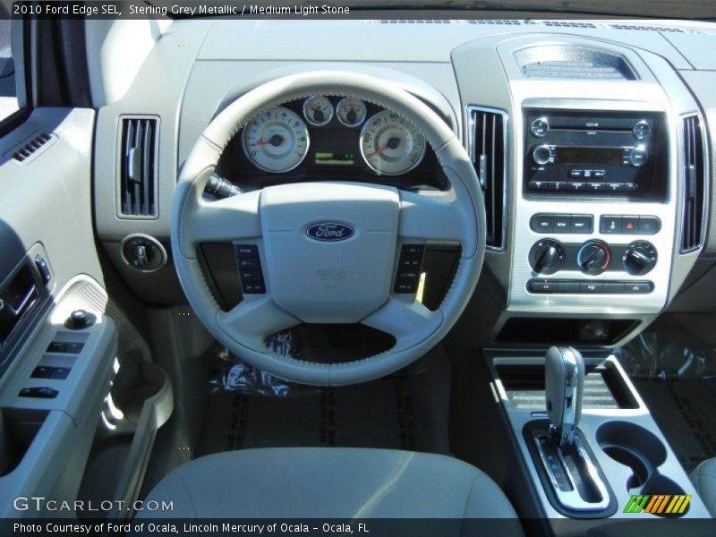 Sterling Grey Metallic / Medium Light Stone 2010 Ford Edge SEL