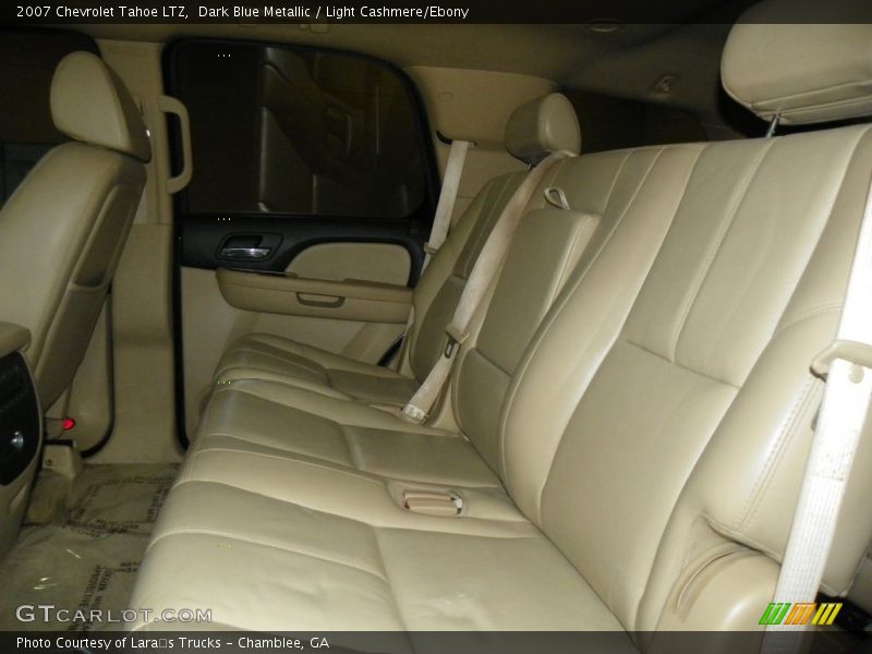Dark Blue Metallic / Light Cashmere/Ebony 2007 Chevrolet Tahoe LTZ