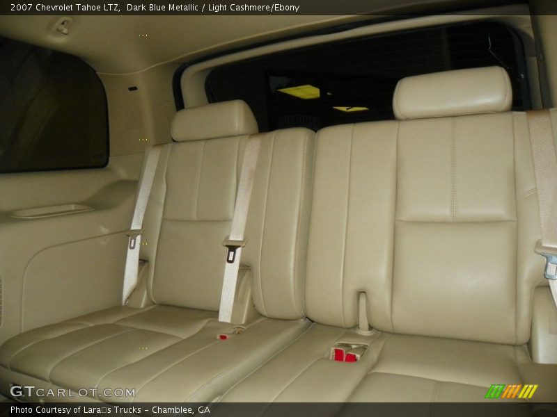 Dark Blue Metallic / Light Cashmere/Ebony 2007 Chevrolet Tahoe LTZ