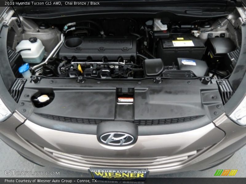 Chai Bronze / Black 2011 Hyundai Tucson GLS AWD