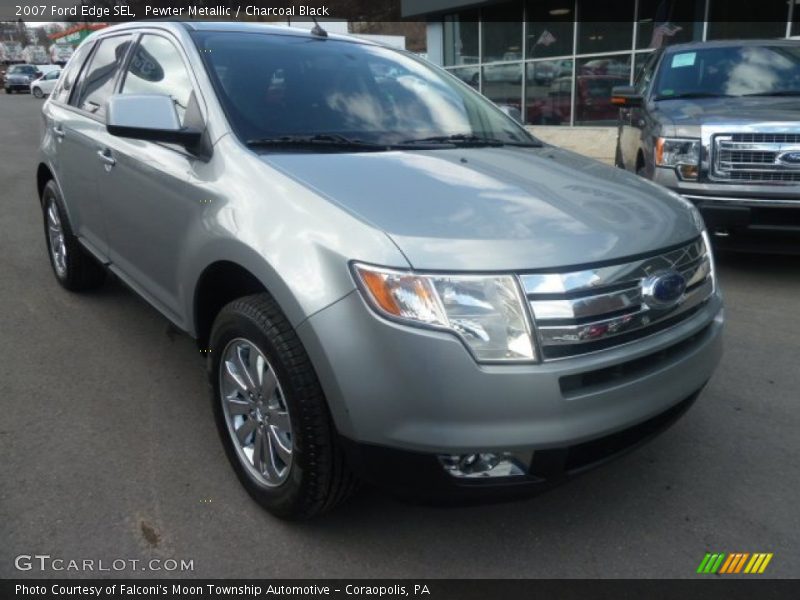Pewter Metallic / Charcoal Black 2007 Ford Edge SEL