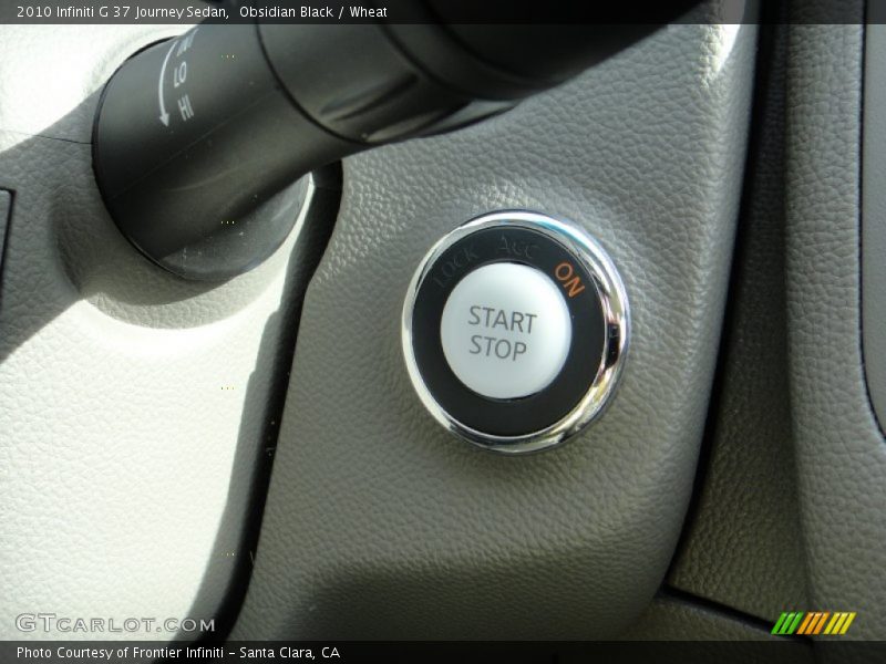 Obsidian Black / Wheat 2010 Infiniti G 37 Journey Sedan