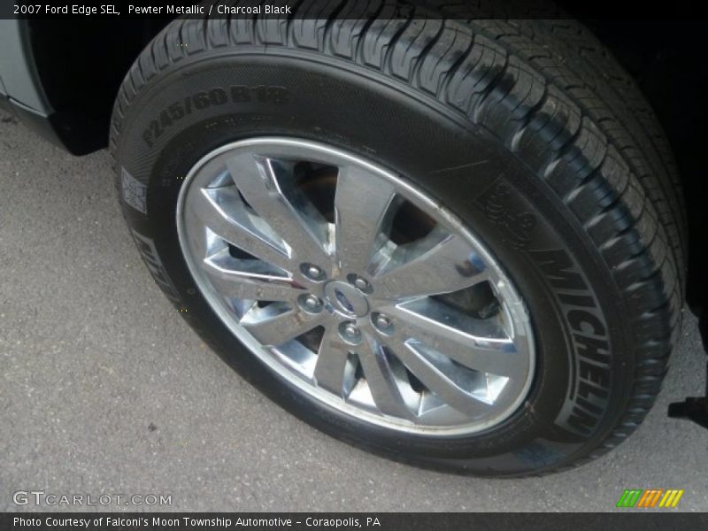 Pewter Metallic / Charcoal Black 2007 Ford Edge SEL