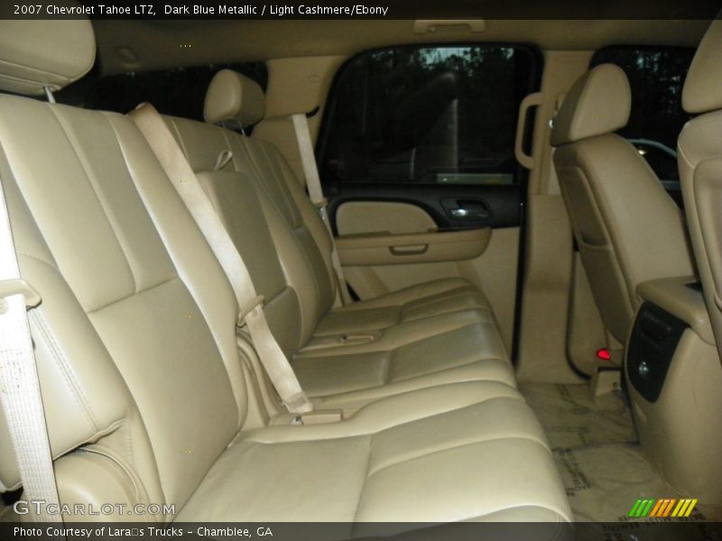 Dark Blue Metallic / Light Cashmere/Ebony 2007 Chevrolet Tahoe LTZ