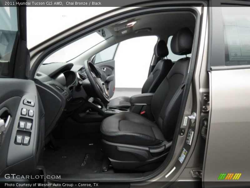 Chai Bronze / Black 2011 Hyundai Tucson GLS AWD