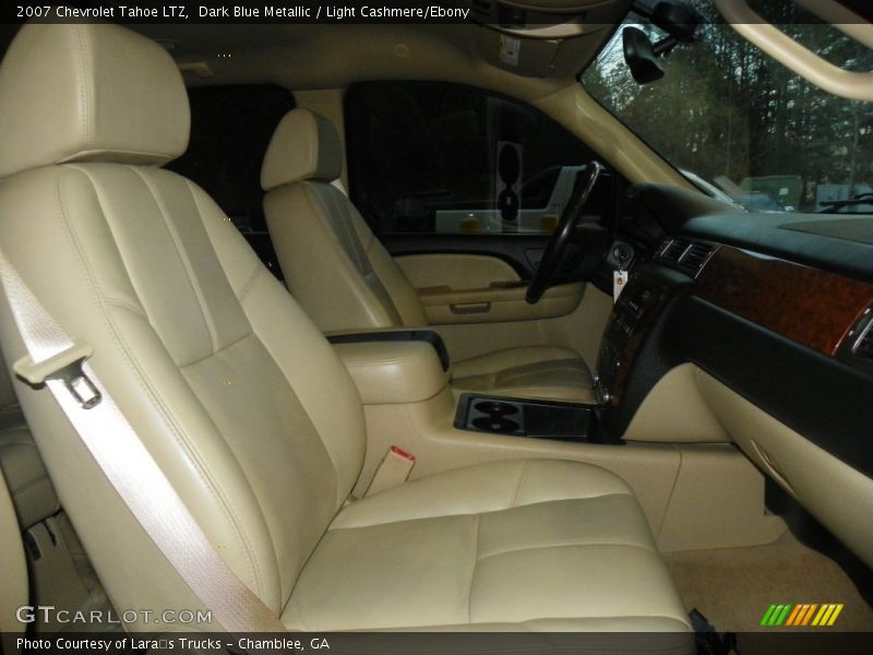 Dark Blue Metallic / Light Cashmere/Ebony 2007 Chevrolet Tahoe LTZ