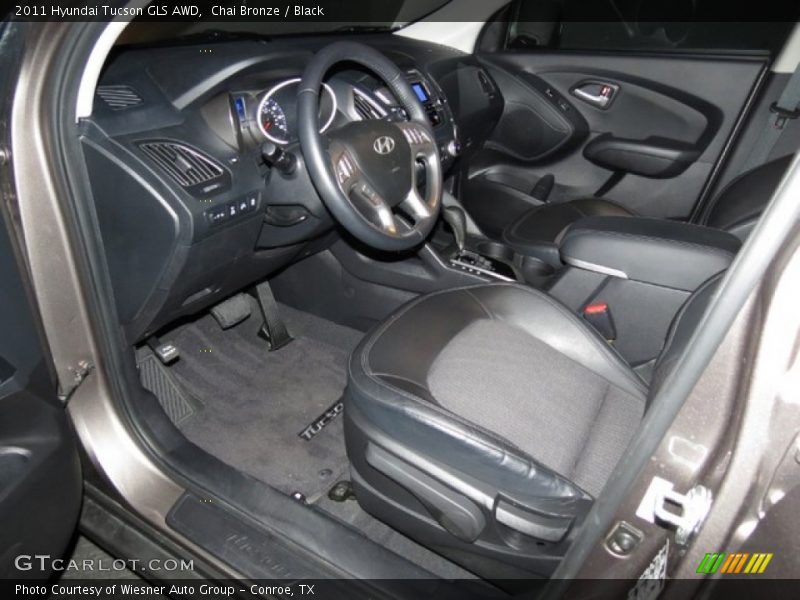 Chai Bronze / Black 2011 Hyundai Tucson GLS AWD