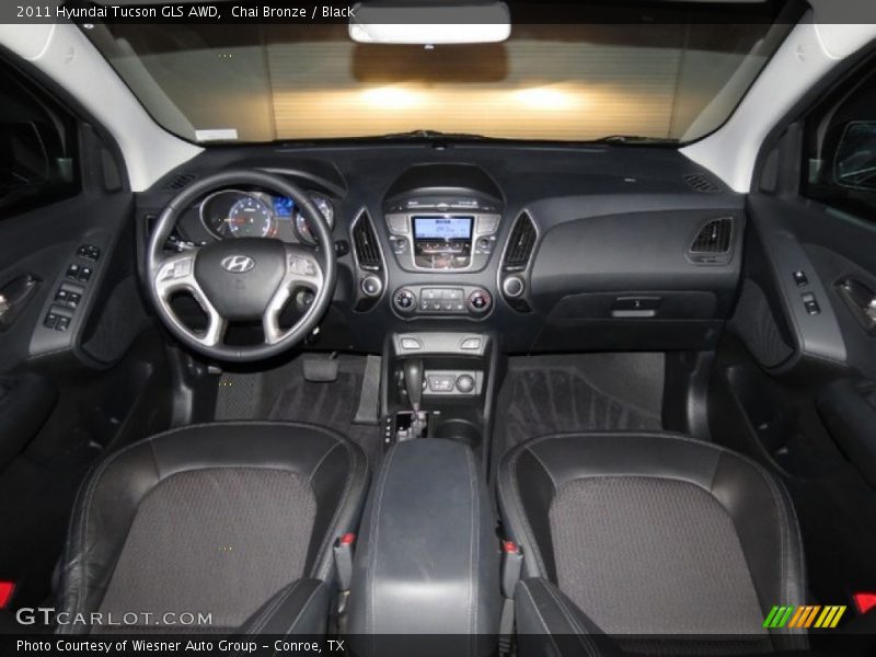 Chai Bronze / Black 2011 Hyundai Tucson GLS AWD