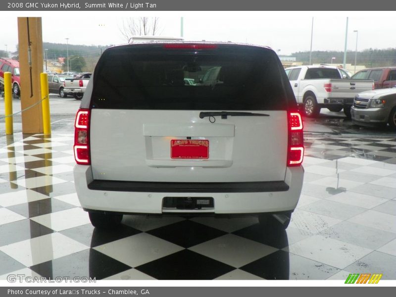 Summit White / Light Tan 2008 GMC Yukon Hybrid