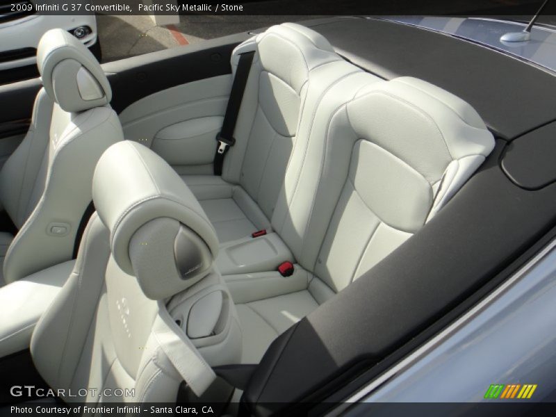 Pacific Sky Metallic / Stone 2009 Infiniti G 37 Convertible