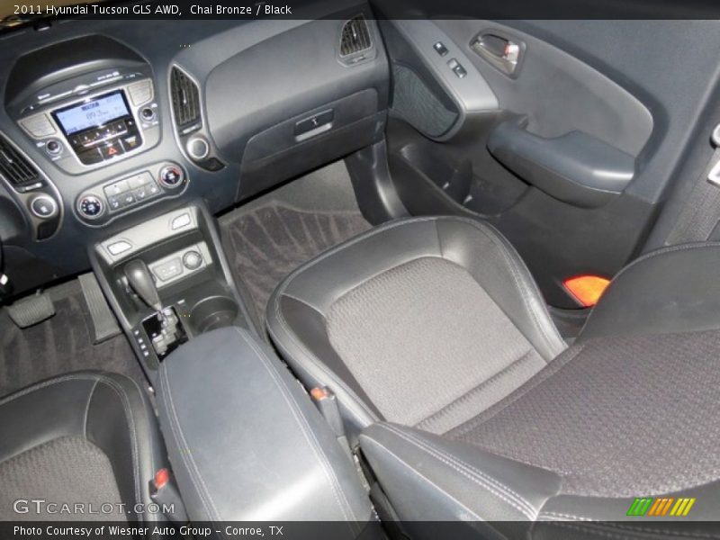 Chai Bronze / Black 2011 Hyundai Tucson GLS AWD