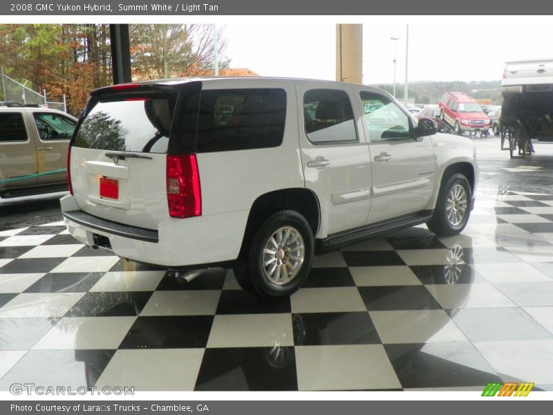 Summit White / Light Tan 2008 GMC Yukon Hybrid