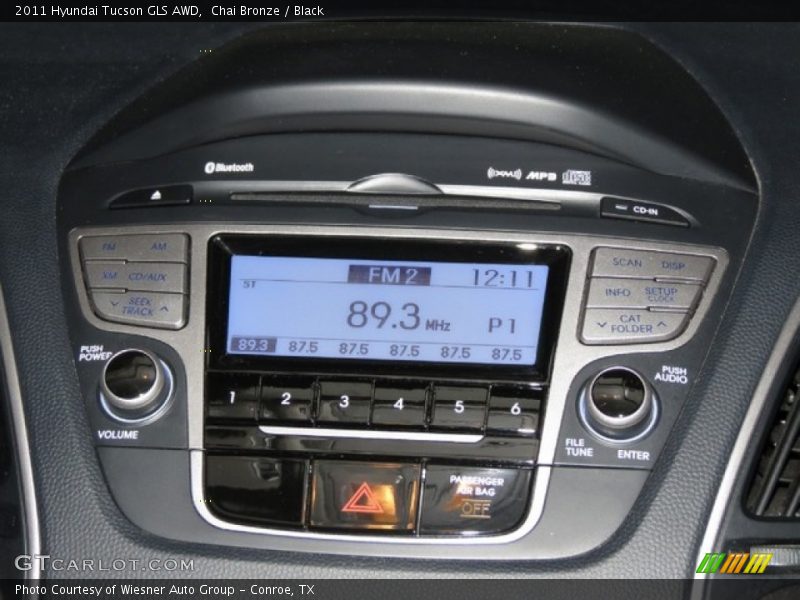 Chai Bronze / Black 2011 Hyundai Tucson GLS AWD