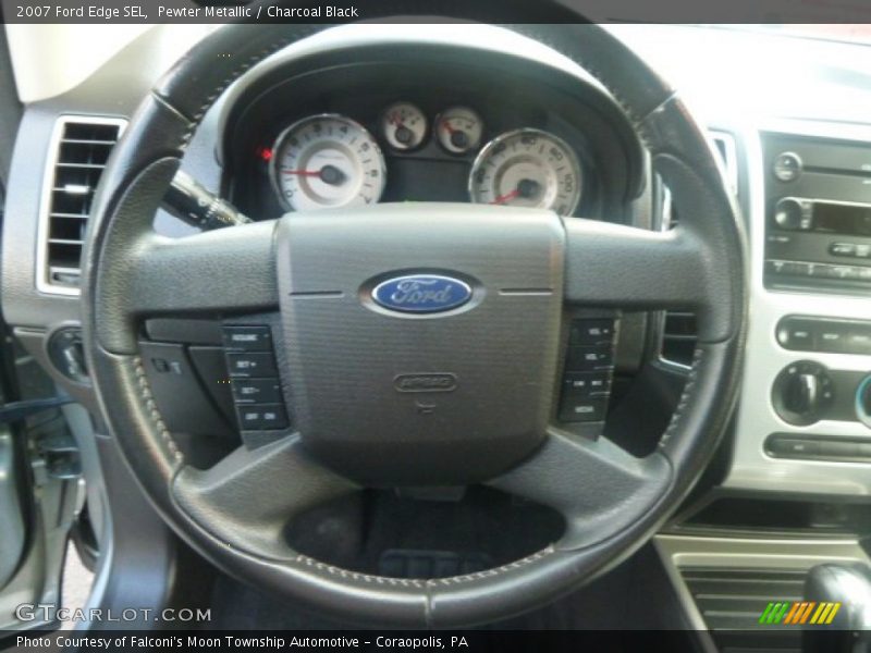 Pewter Metallic / Charcoal Black 2007 Ford Edge SEL
